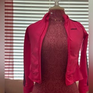 Adidas girls pink jacket